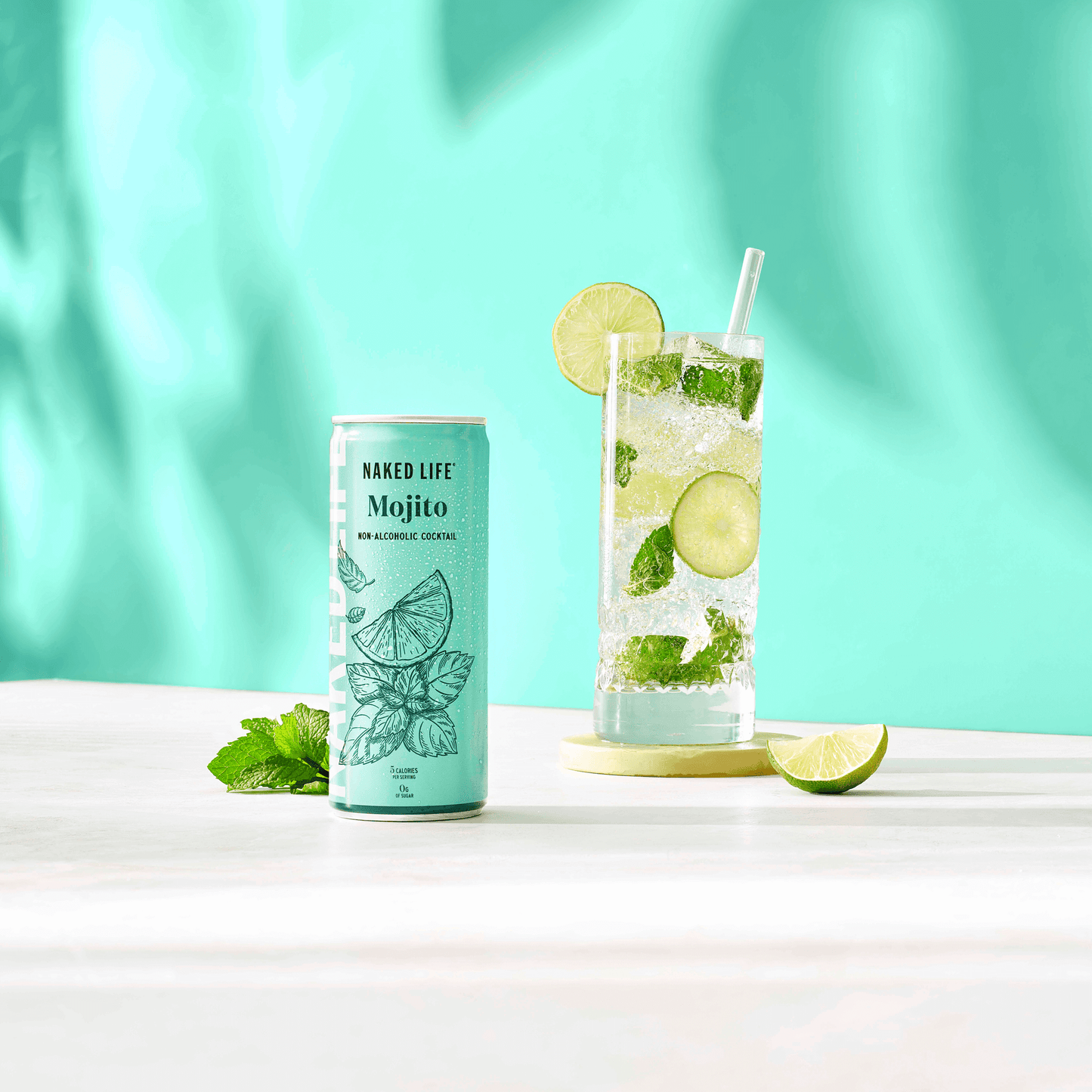 Naked Life non alcoholic mojito mocktail