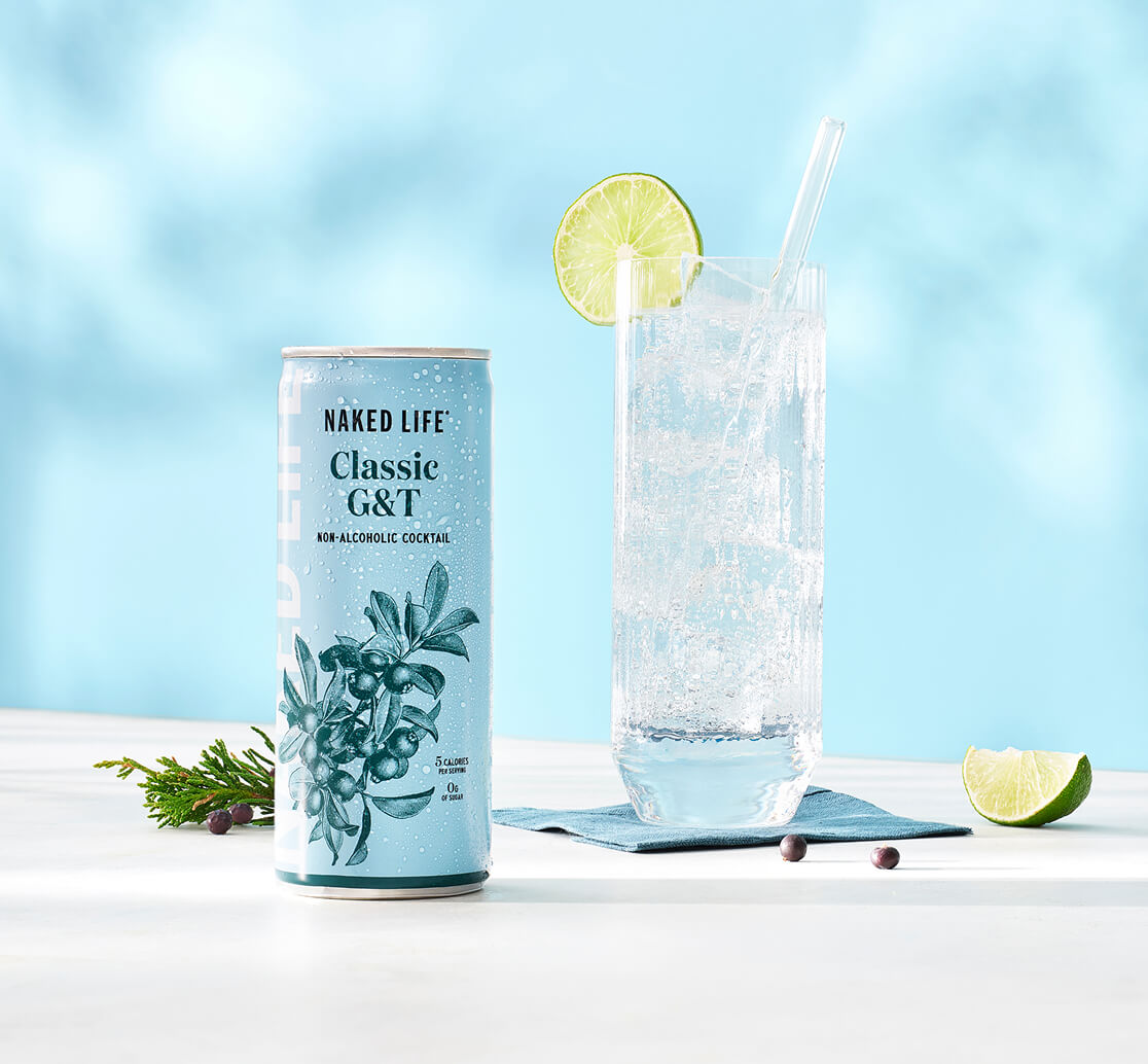 Naked Life classic non alcoholic gin and tonic