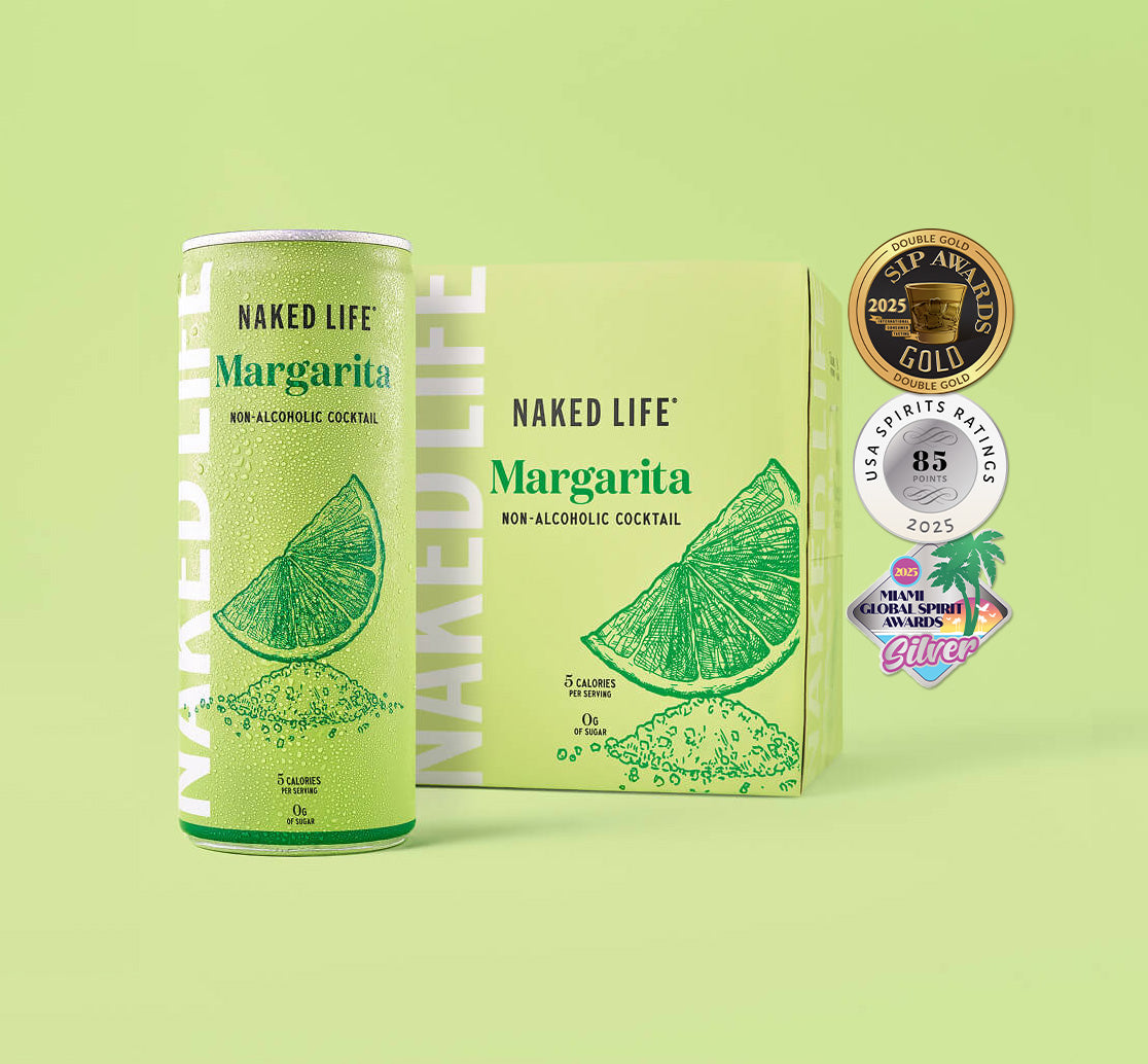 Naked life non alcoholic margarita cocktail